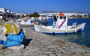 Antiparos harbor Greece