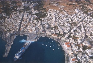 Chora main city of Tinos Greece