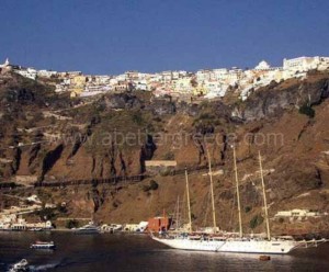 Santorini island guide Greece