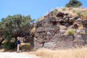 ancient Klima on Milos, Greece