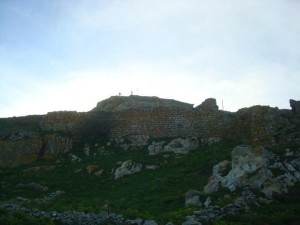 ancient wall Tinos, Cyclades, Greece