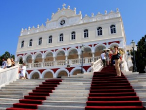 holidays on Tinos island Cyclades Greece