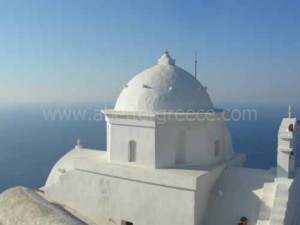 monasteries on Anafi island, Cyclades, Greece