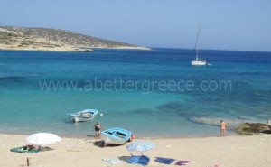 Donousa beach Greece