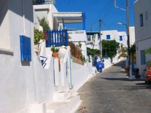 Schinnousa settlements Cyclades Greece