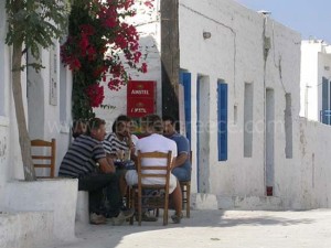 villages on Schinnousa, Cyclades, Greece