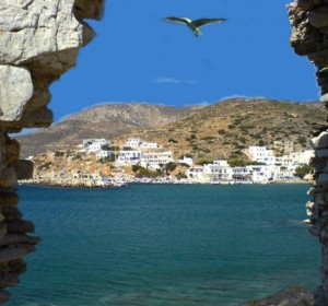 Sikinos villages, Cyclades, Greece