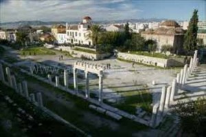 roman agora in Athens, Greece