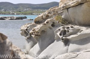 Kolybithres beach on Paros island in Greece